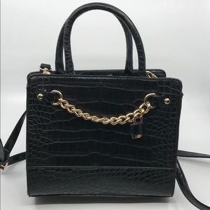 Nine West Faux Croc Small Handbag
